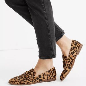 NIB Madewell Alex Leopard Penny Loafer